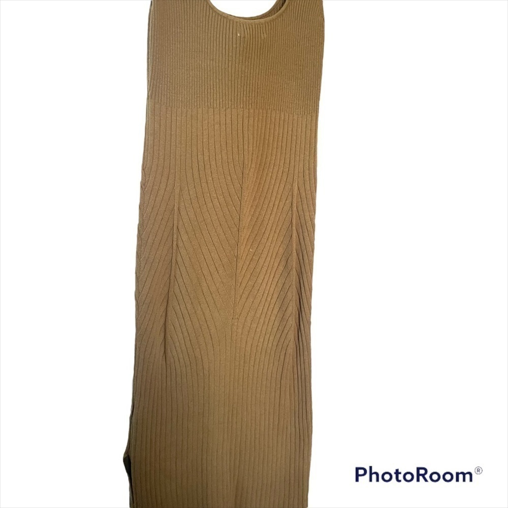Anthropologie Maeve Knit Ribbed Sweater Tank Dress with Slits - Picture 7 of 8